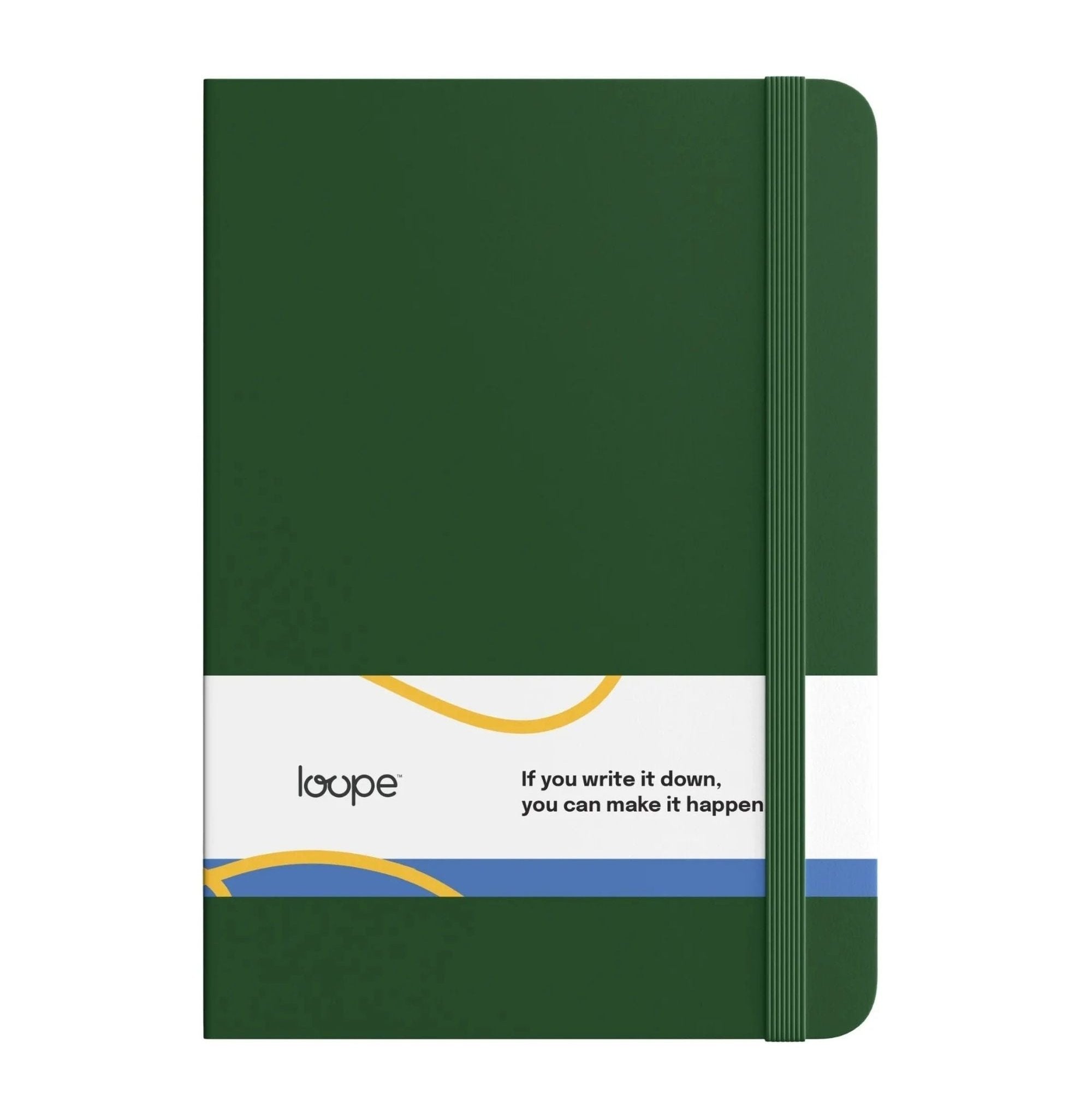 Loope Solid Notebook A6 | Green | 192 Pages | 80 Gsm