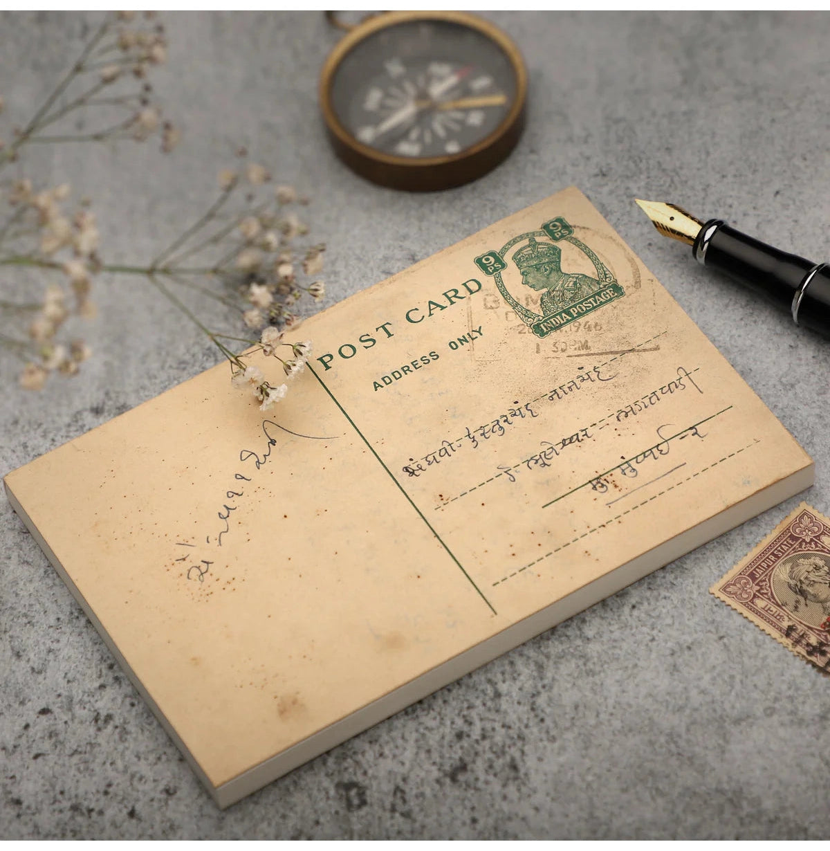 Vintage Postcard Notepad By Anand Prakash Perfect For Creative Expressions