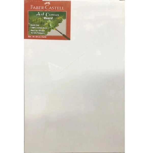 Faber Castell Canvas Board 40X60Cm - Premium Acid-Free Cotton Duck For Oil & Acrylic Painting