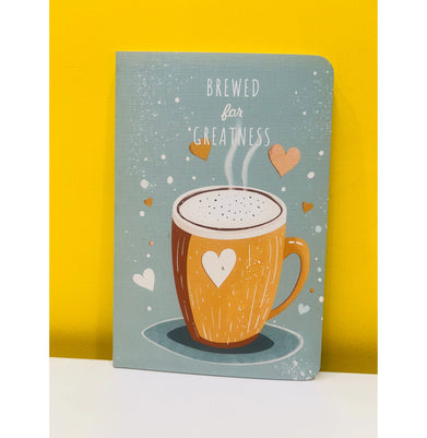 imagBREWED for GREATNESS - A5 Ruled Notebook