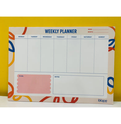 imagWeekly Planner 50 Sheets