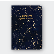 imagLoope Inspirational Notebook | Infinite Possibilities | A5 Ruled | Soft Cover | Journal for School, Work & Travel