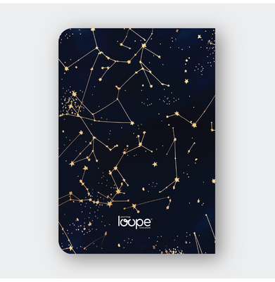 imagLoope Inspirational Notebook | Infinite Possibilities | A5 Ruled | Soft Cover | Journal for School, Work & Travel