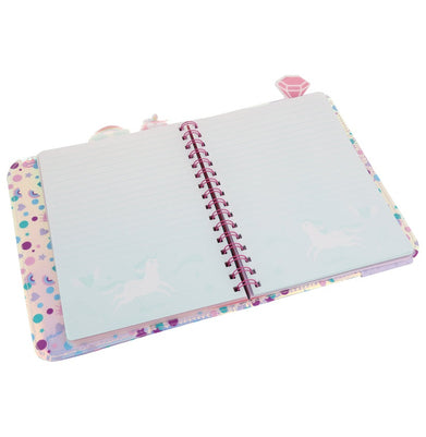imagPurple Holographic Notebook Unicorn LK033
