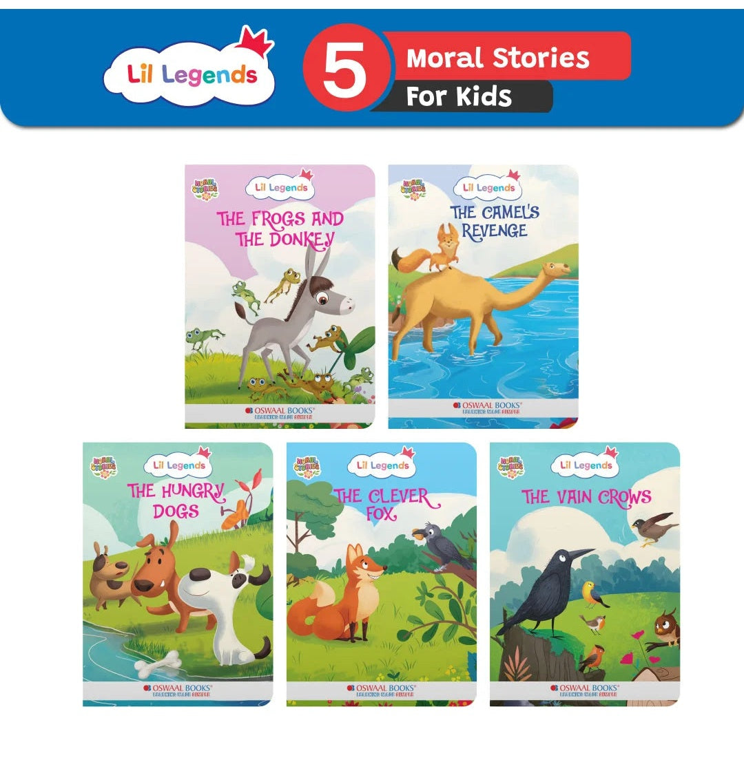 Buy Illustrated Moral Stories For Kids 2+ Short Bedtime Stories With Colorful Illustrations Set ...