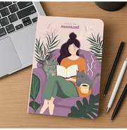 imagLoope Motivational Notebook | Live in the Moment | A5 Ruled | Writing Journal | Soft Bound | Daily Notes