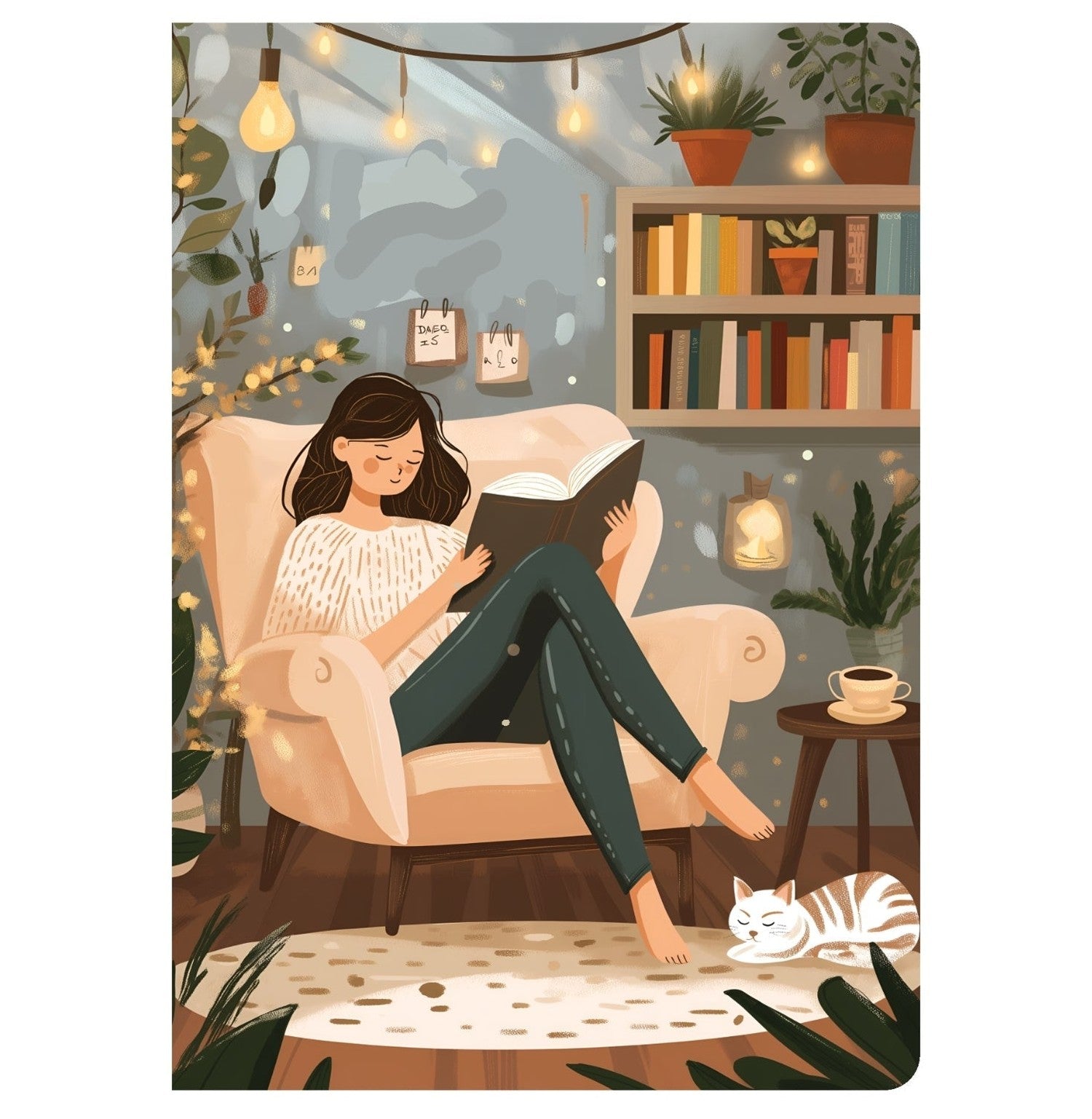 Loope Unruled Notebook A6 | Heart Full Of Light