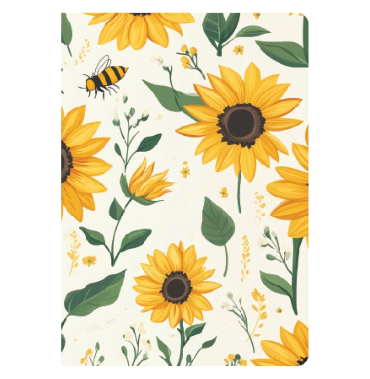 Loope Unruled Notebook A6 | Sunflowers