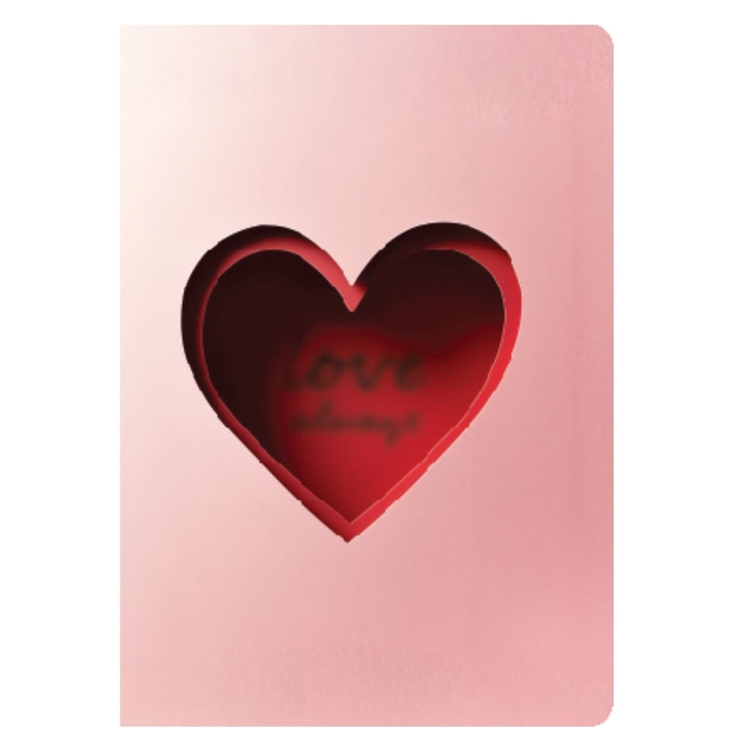 Loope A6 Love Always Foil Unruled Notebook