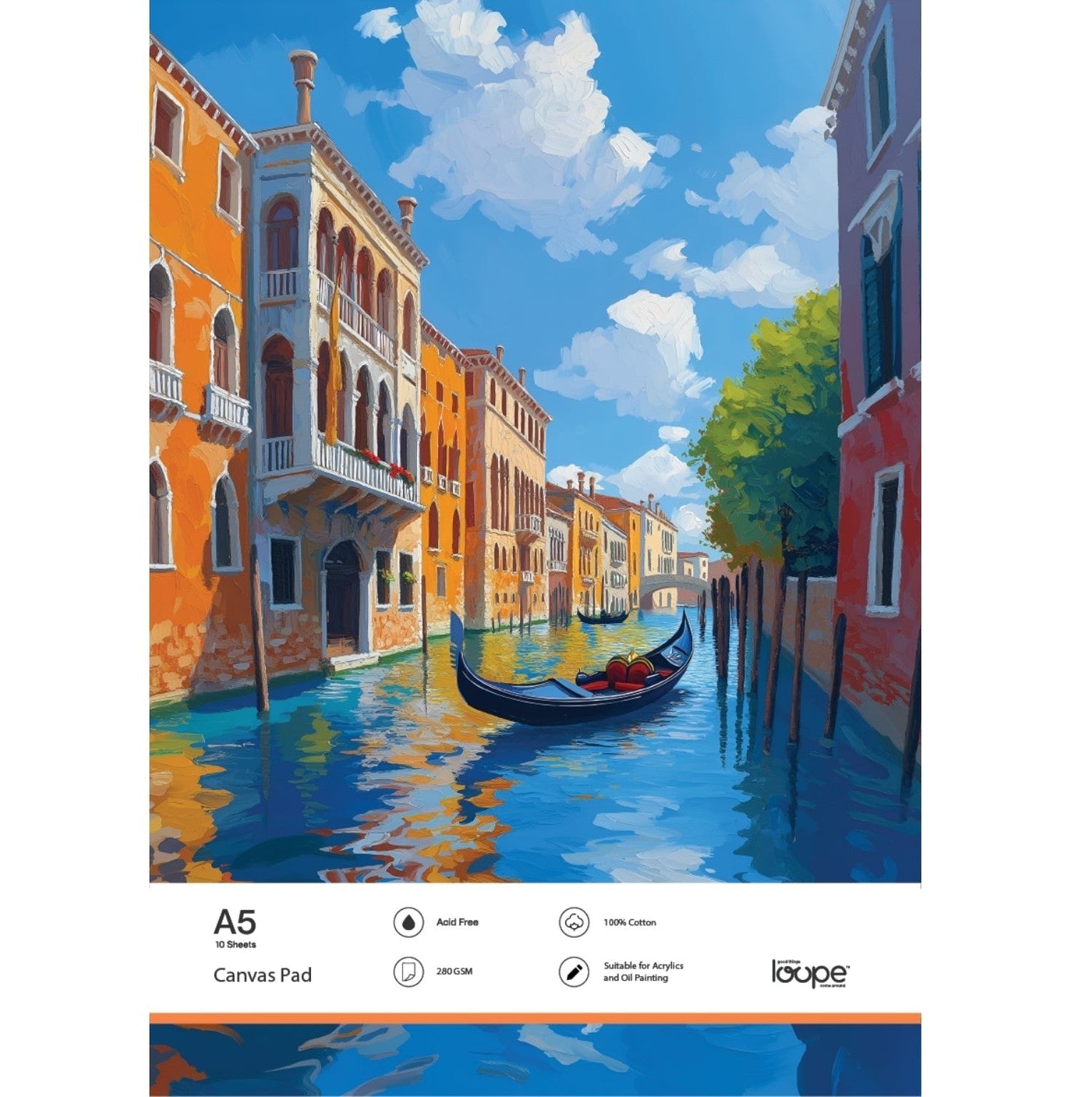 Loope A5 Canvas Pad 10 Sheets