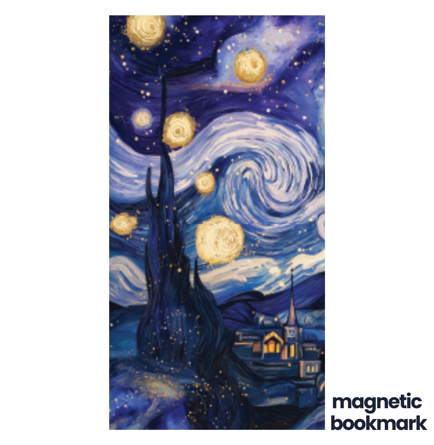 Loope Bookmark | The Starry Night By Vincent Van Gogh
