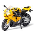 Enn Ess Licensed 1:12 Scale Bmw S1000Rr Motorcycle Model  Black & Yellow