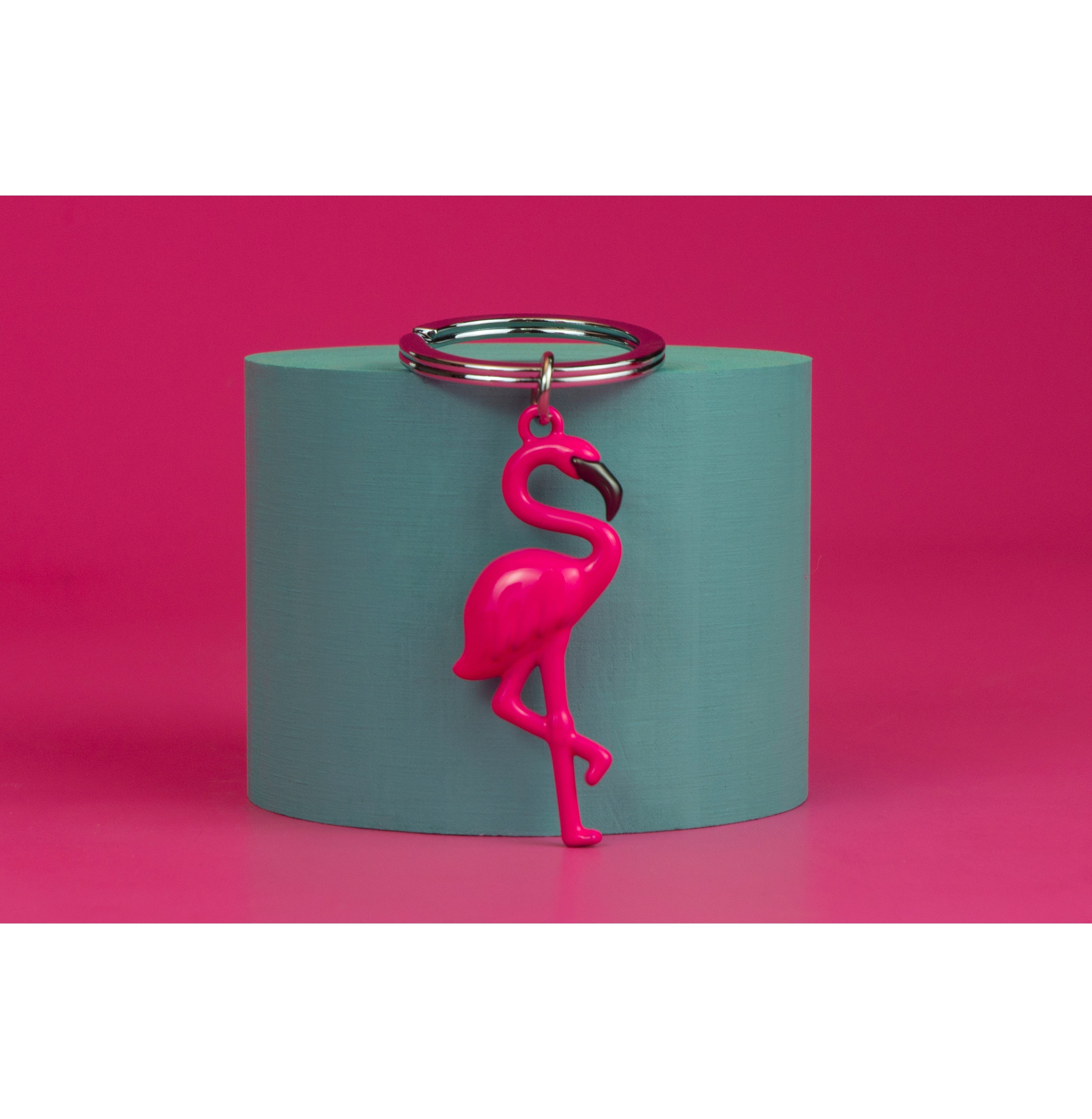 Buy Metalmorphose Vectorbox Flamingo Keyring – Deep Pink