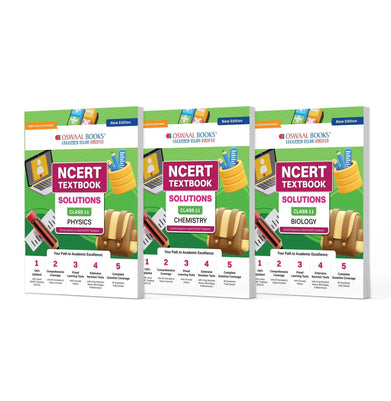 imagOswaal NCERT Textbook Solution Class 11 | Physics | Chemistry | Biology | Set of 3 Books | For Latest Exam