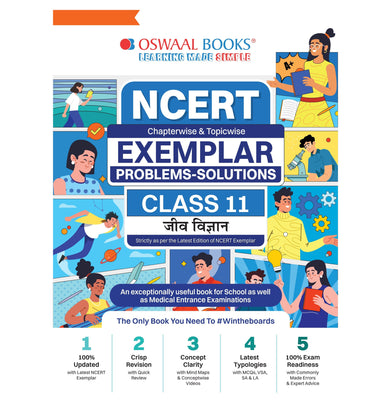 imagOswaal NCERT Chapterwise & Topicwise Exemplar Problems - Solutions Class 11 Jeev Vigyan buy online at crossword.in