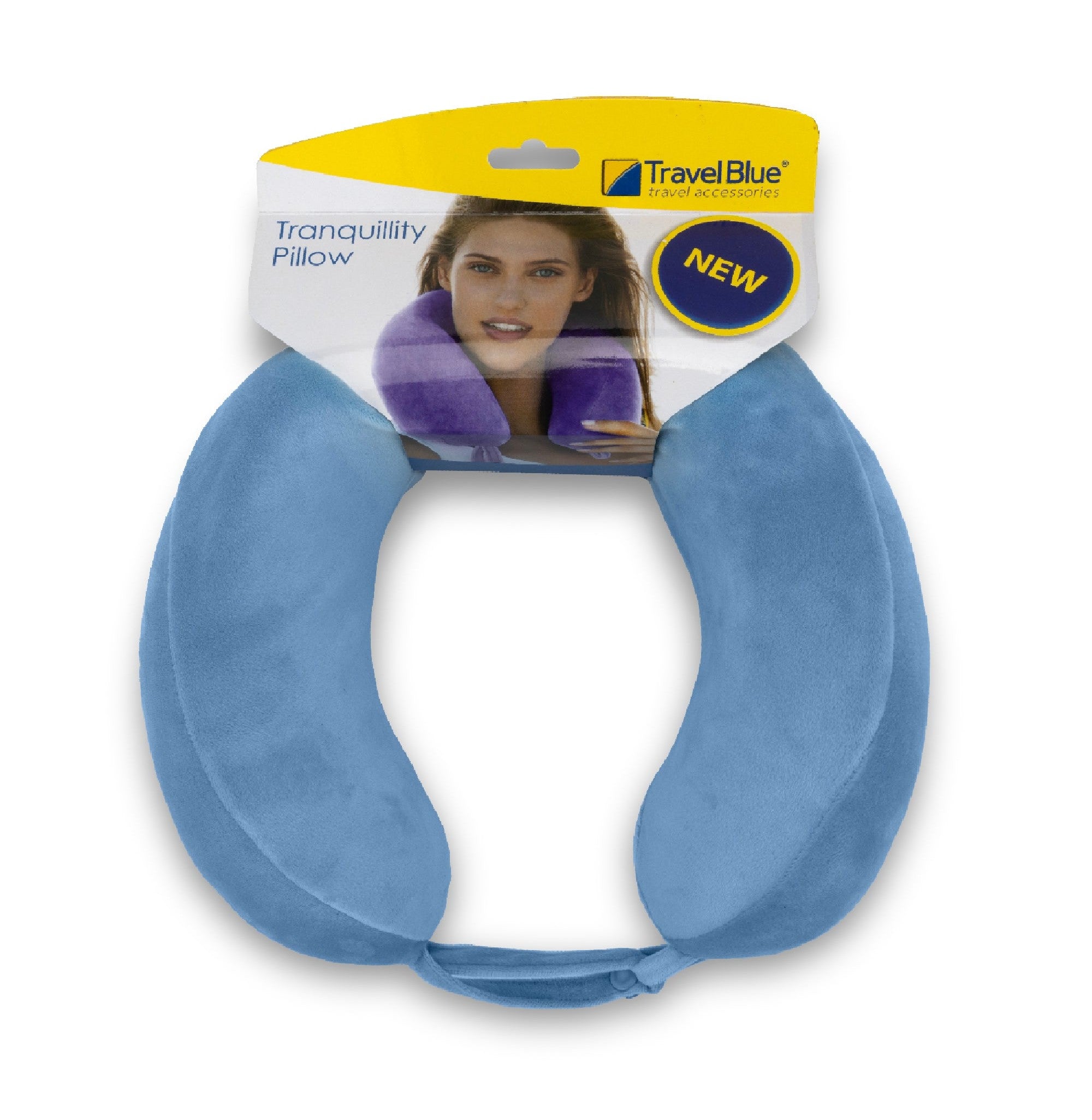 Tranquillity Travel Pillow Sky Blue Comfort Support