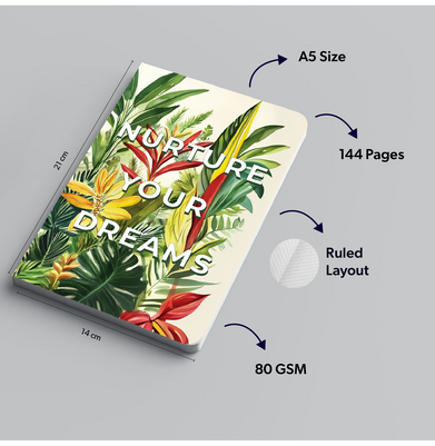 imagLoope Dream Journal | Nurture Your Dreams | A5 Ruled | Aesthetic Notebook | Soft Cover
