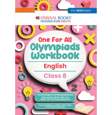 imagOne For All Olympiads Workbook Class 8 English For 2025 Exam - Paperback buy online at crossword.in