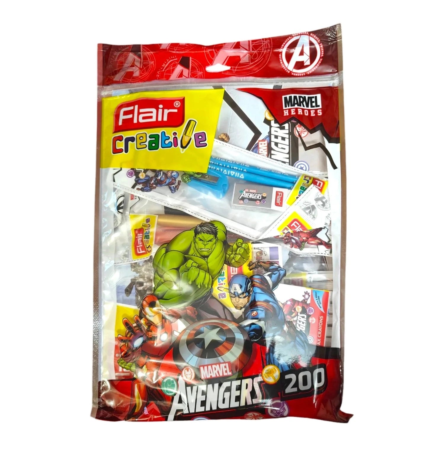 Flair Creative Marvel Avengers Art Kit For Young Superheroes