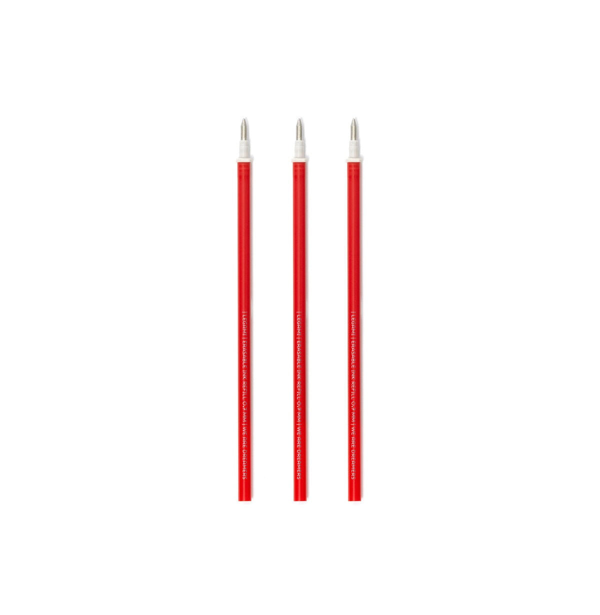 Teddy Bear Erasable Gel Pen Red Ink Refill Set  3 Pack