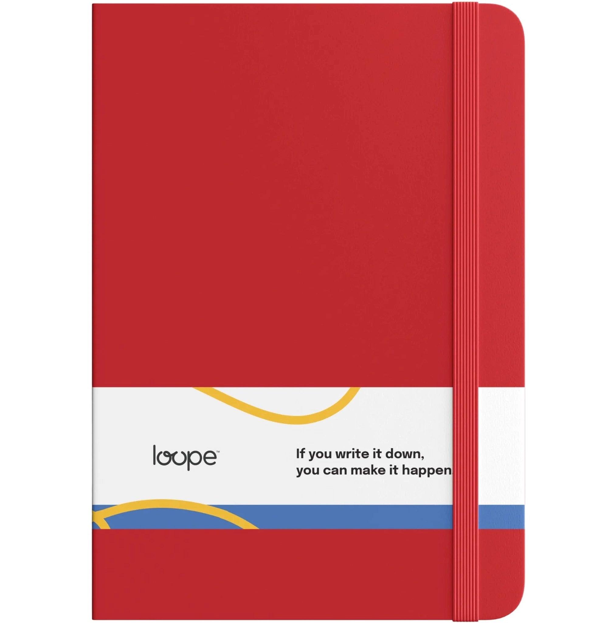 Loope A5 Premium Red Solid Notebook with 192 Pages
