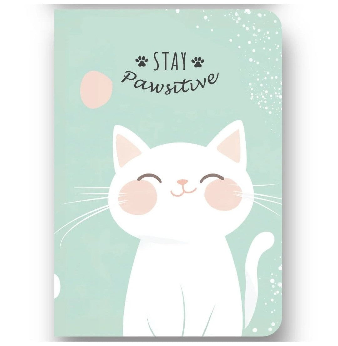 Loope Ruled Notebook A6 | Stay Pawsitive