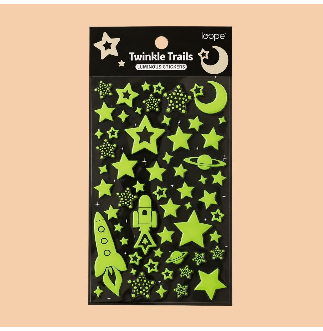 Loope Luminous Sticker  Space Sparkle
