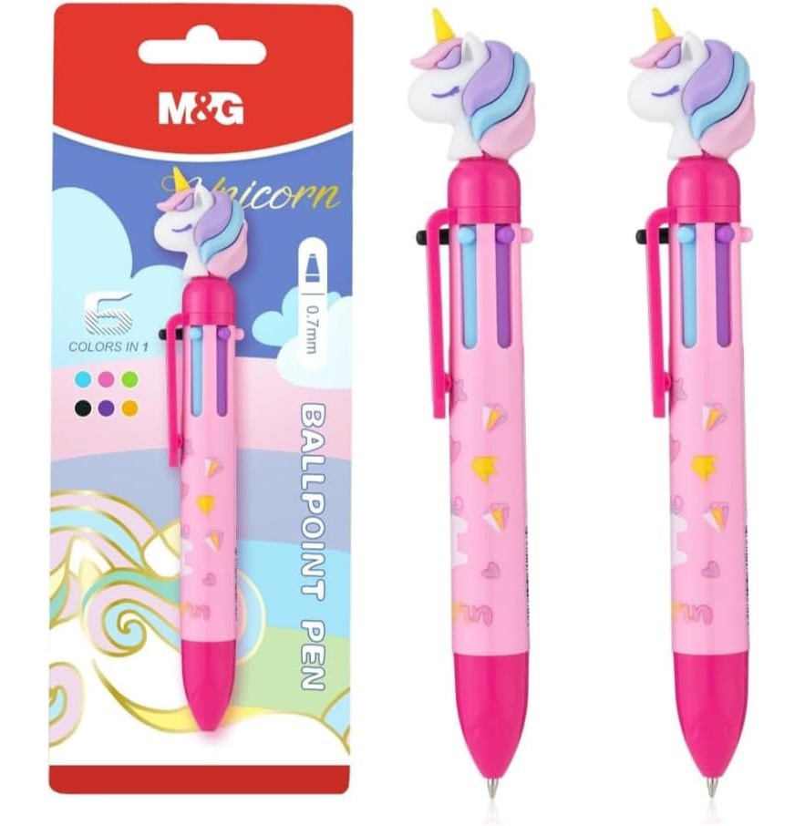 M&G 6In1 Ballpoint Pen Unicorn