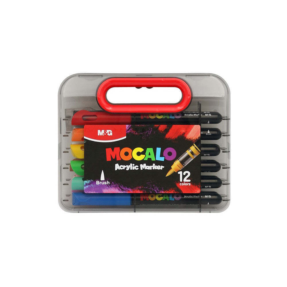 M&G Mocalo Liquid Roller Brush Acrylic Maker 12Colors