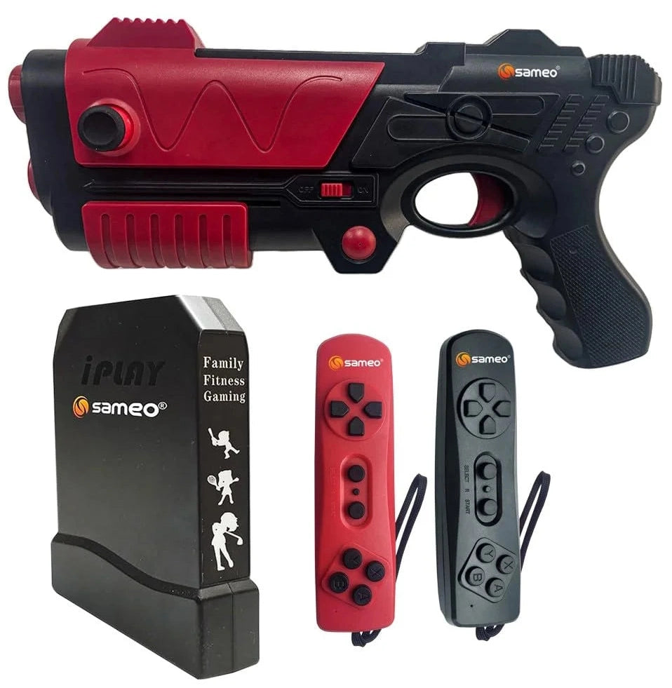 Sameo Iplay+ 32 Bit Motion Tv Video Game Console With All New Motion Gun With 1056 Built In Games -I