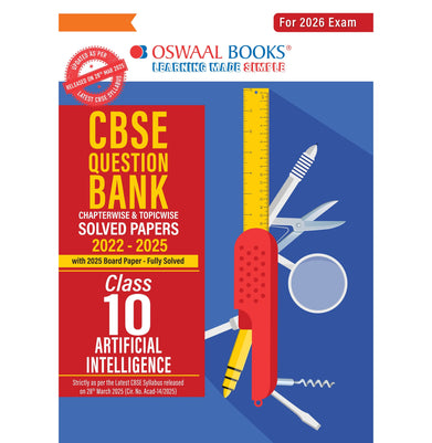 imagOswaal CBSE Question Bank Chapterwise and Topicwise SOLVED PAPERS Class 10 Artificial Intelligence For Exam 2026