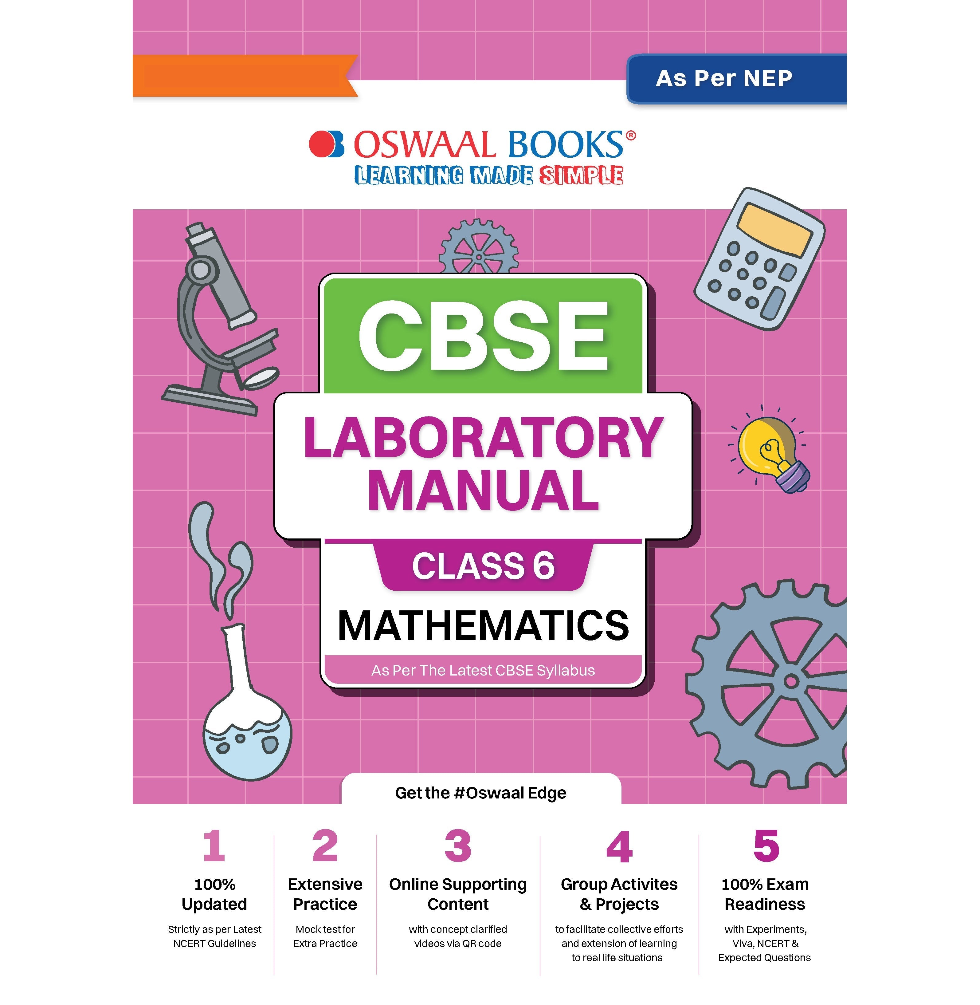 Sbb Lab Math Buy Oswaal Cbse Laboratory Manual Class 6 Mathematics Book - As Per Nep ...