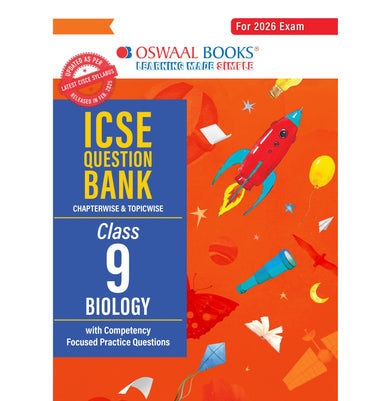 imagOswaal ICSE Question Bank Chapterwise & Topicwise Solved Papers Class 9 Biology For 2026 Exam buy online at crossword.in