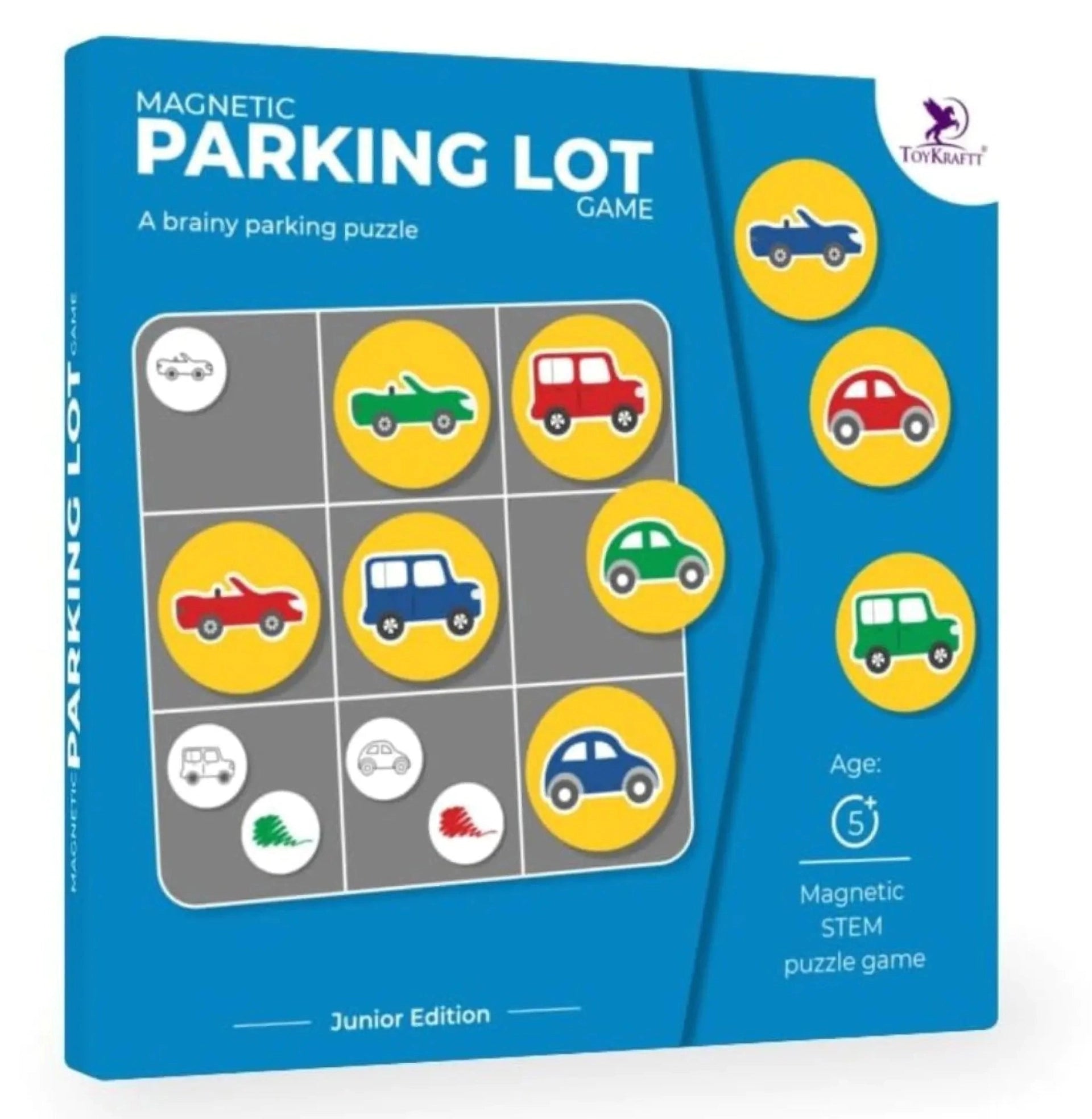 Toykraftt Magnalogix Magnetic Parking Lot Puzzle Game for Kids