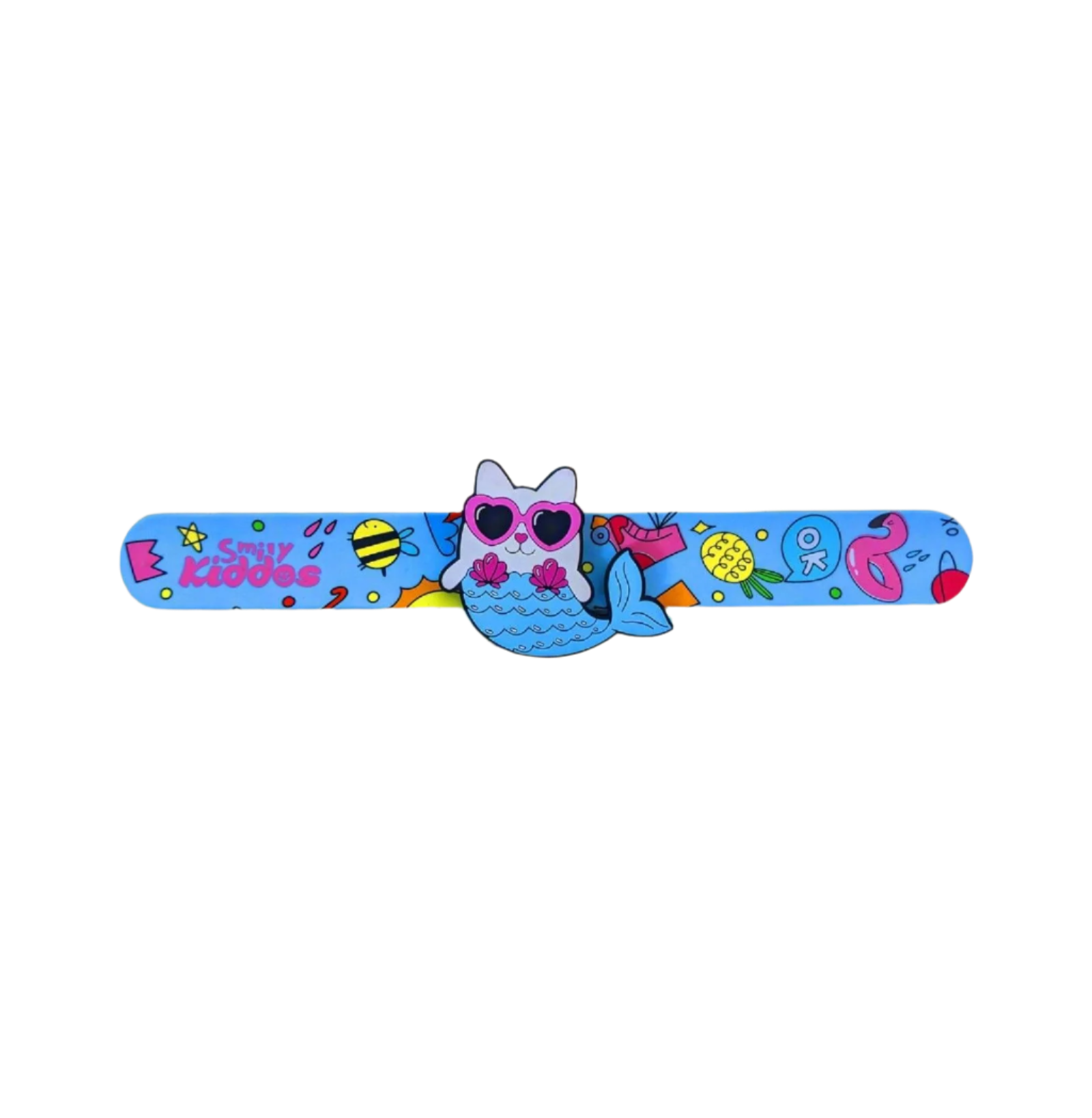 Light Blue Mermaid Cat Slap Band  Scented Fun For Everyone
