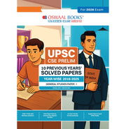 imagOswaal UPSC CSE Prelim 10 Previous Years' Solved Papers Year-Wise 2016-2025 General Studies Paper-I buy online at crossword.in