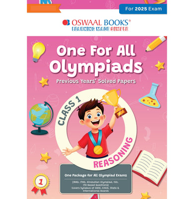 imagOne For All Olympiads Previous Year Solved Papers Class 1 Reasoning For 2025 Exam - Paperback buy online at crossword.in