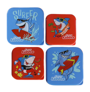 imagSmily Kiddos 4 In 1 Container - Shark Theme