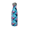 imag1Smily kiddos stainless steel water bottle 500 ml floral flamingo theme Light Blue