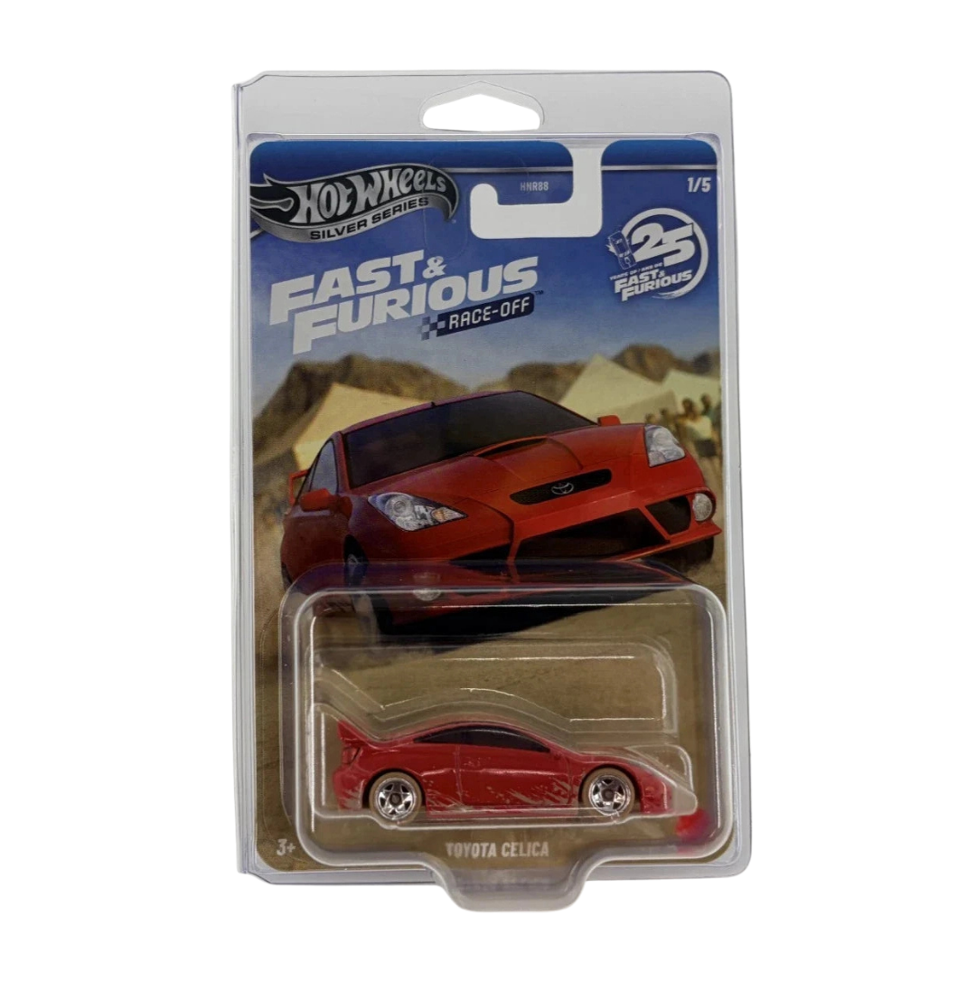 Hot Wheels 2026 Silver Series Toyota Celica Fast & Furious Race Off 1:64