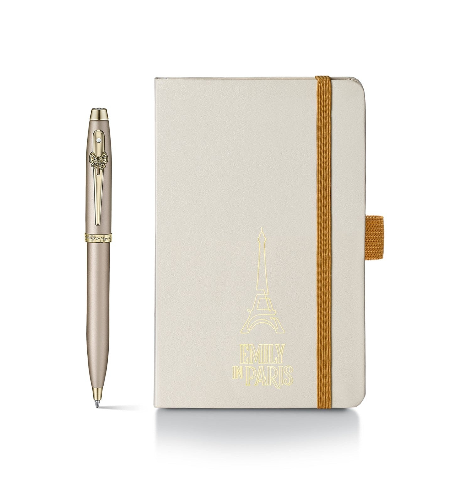 Gift Set Sheaffer Eip 100 E9377 Champagne Gold Body Cap With Champagne Gold Trims Bp With Bge Sml Nb