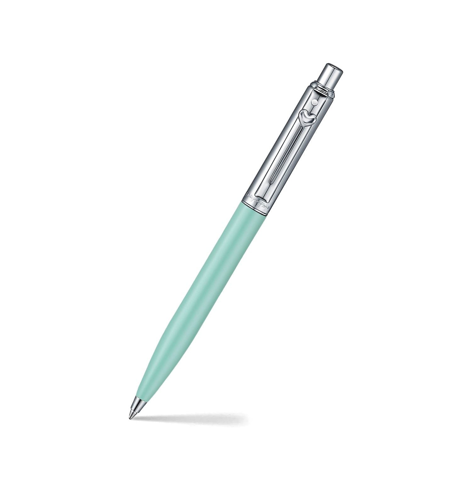 Pen Sheaffer Eip Sentinel E321 Matt Grn Body With Chrome Cap And Chrome Trims With Heart Emblem Bp