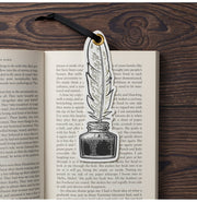 image //www.c...Academia Bookmarks - Quill & Ink