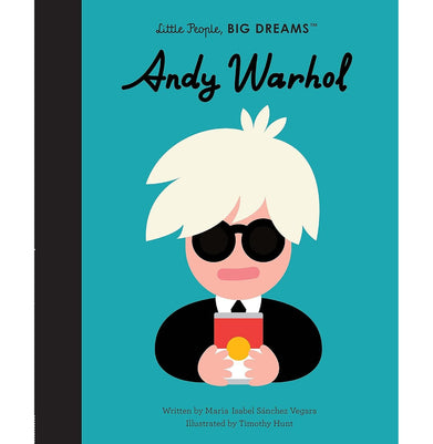 imagAndy Warhol: Volume 60 Little People BIG DREAMS 60 Hardcover Sanchez Vegara Maria Isabel and Hunt Timothy