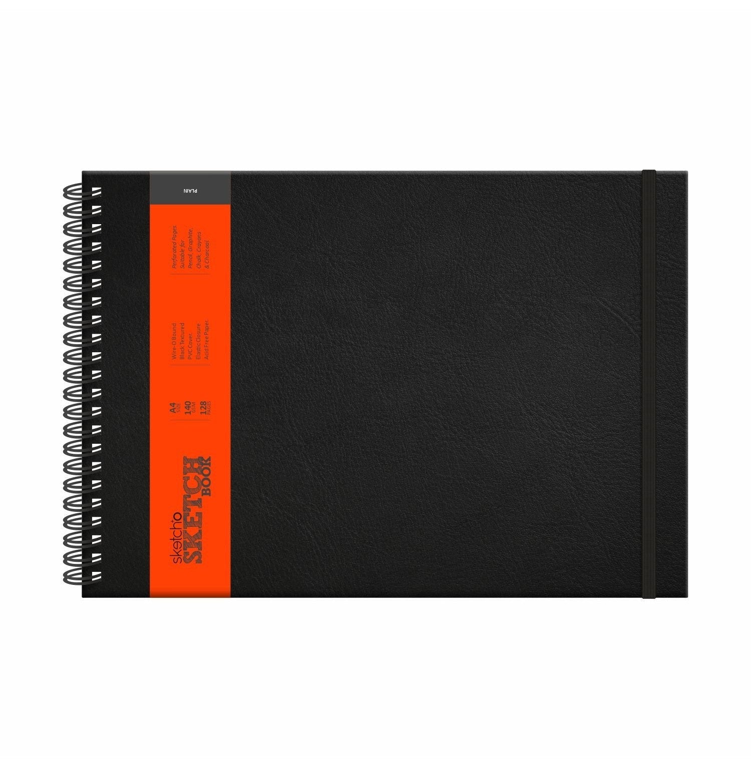 Anupam Sketcho Premium A4L Wire-O Bound Drawing Book With 140 Gsm Quality Paper