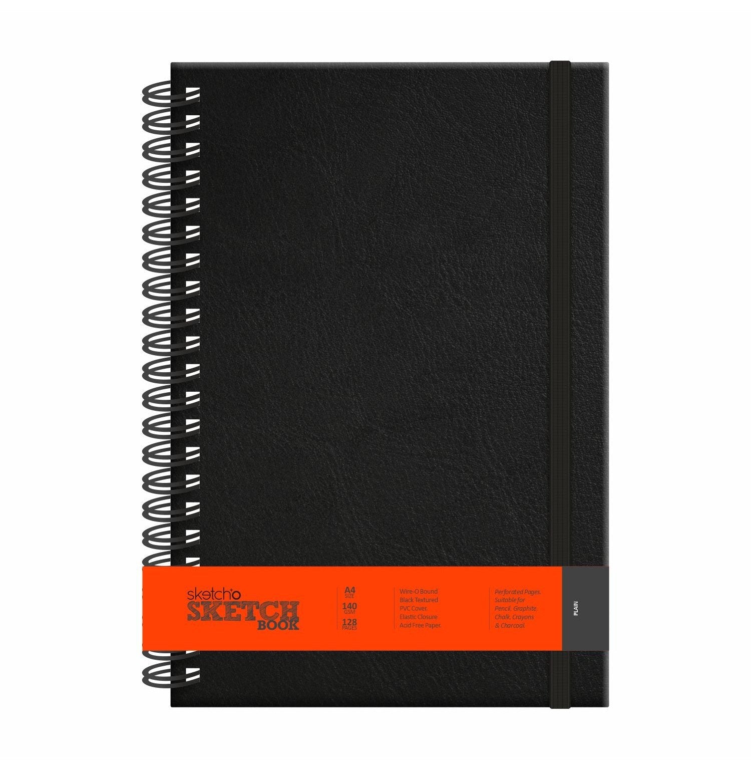 Anupam Sketcho A4P Wire-O Bound Drawing Book - 140 Gsm, 128 Pages Of Creative Freedom