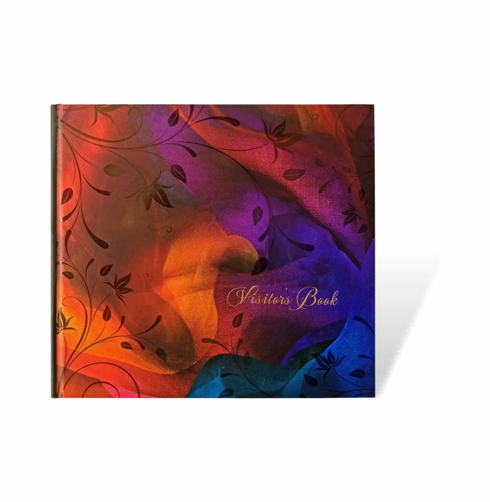 Anupam Premium Art Cover Visitors Book - 22 X 25 Cm