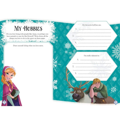 imagAutumn Disney Frozen Elsa's Activity Journal 80 Pages Parragon Publishing India