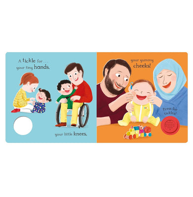 imagBabies Laugh at Tickles: Sound Book with Giant Giggle Button to Press Board book Dr Caspar Addyman Ania Simeone