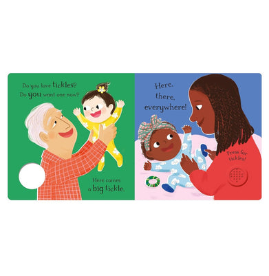 imagBabies Laugh at Tickles: Sound Book with Giant Giggle Button to Press Board book Dr Caspar Addyman Ania Simeone